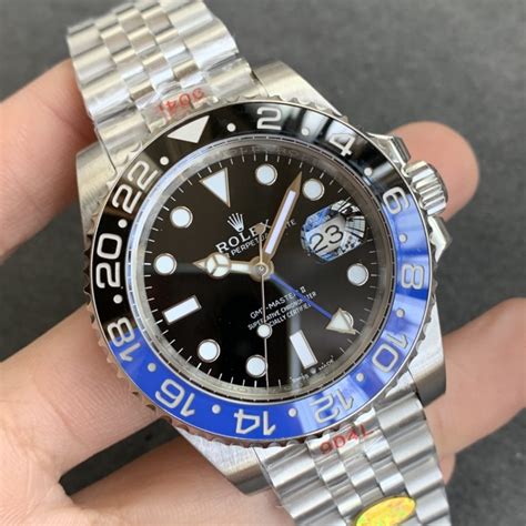 rolex gmt master blue black replica|rolex gmt master ii homage.